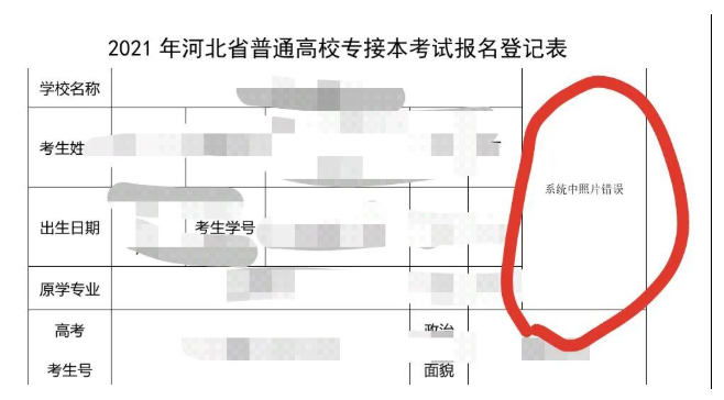 2021年河北專接本考試報名出現(xiàn)的問題匯總