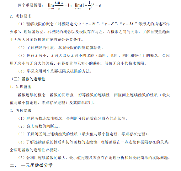 河北專接本函數的連續性考點歸納總結