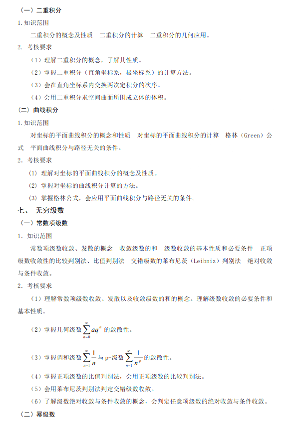 無窮級數考點歸納總結